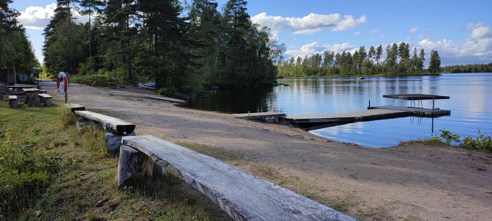 Boende I Malaskog, Near The Lake, Boat, Big Garden Ryssby エクステリア 写真